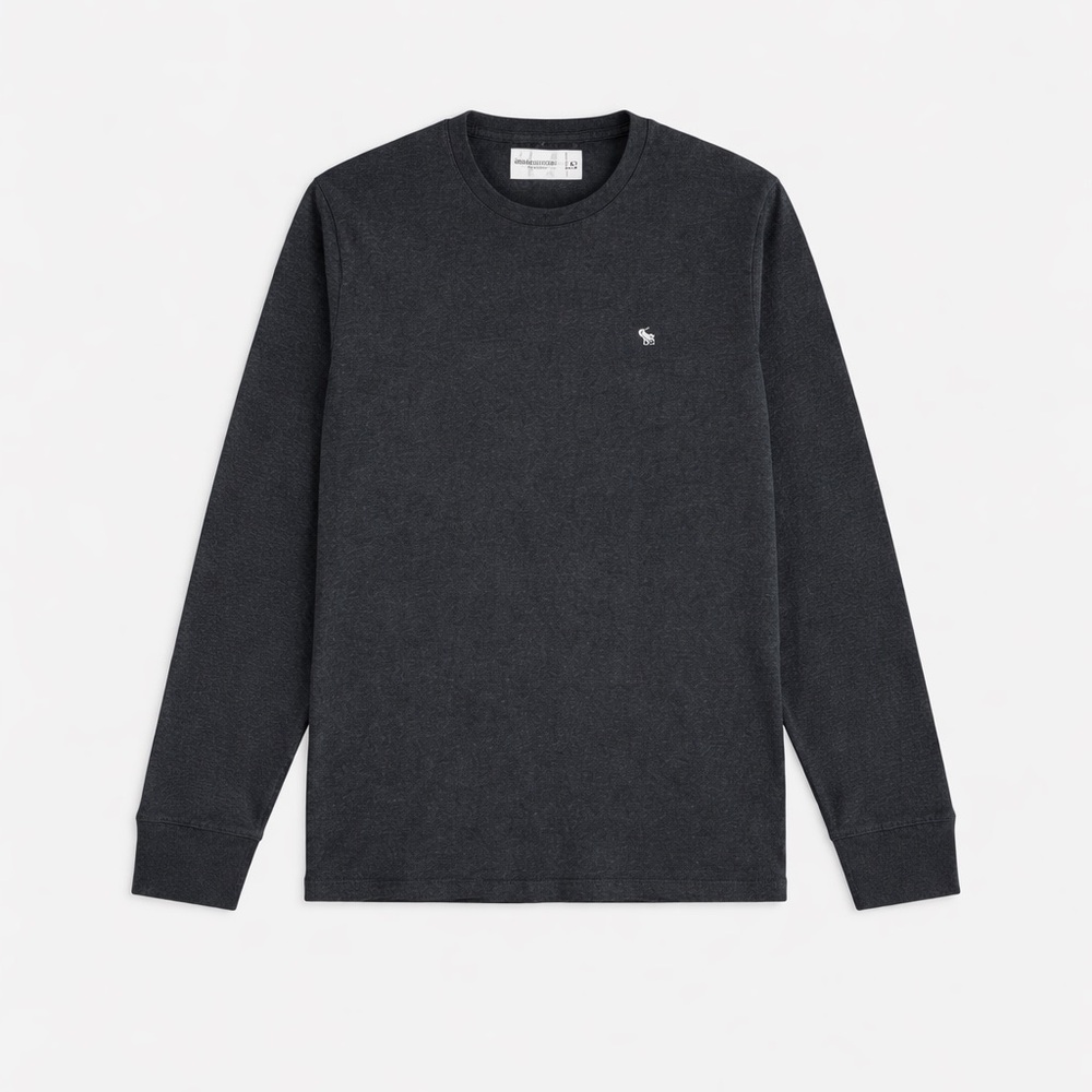 ABERCROMBIE & FITCH - Dark grey Long Sleeve Shirt - Picture 2 of 8